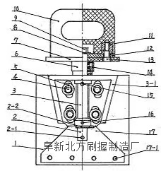 附图:插拨式四联盒刷握